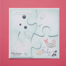 CR1491 Marianne Design craftables Puzzle piece