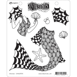 602349 Dyan Reaveley's Dylusions Cling Stamp Collections Merlady 8.5"X7"