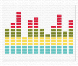 ST-169 My Favorite Things Equalizer Stencil