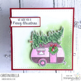 661996 Stamping Bella Cling Stamps Christmas Camper