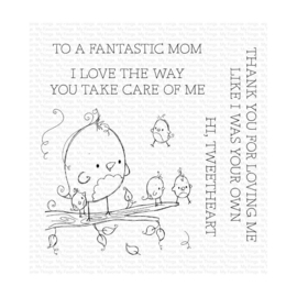 RAM016 My Favorite Things Clear Stamps Tweetheart 4"X4"