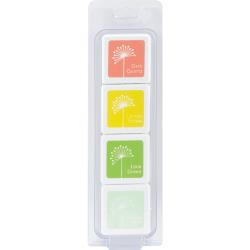 329102  Hero Arts Dye Ink Cubes 4 Colors Early Spring
