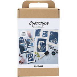 977764 Creativ Company Hobbyset Cyanotypie, blauw