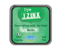 19263 Aladine Inkpad Izink Dye Vert Menthe