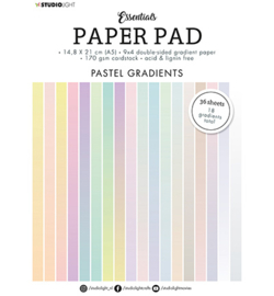 SL-ES-PP19 - SL Paper Pad Double sided Gradient Pastel Essentials nr.19