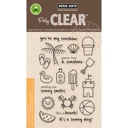 HA-CL978 Hero Arts Clear Stamps Beach 4"X6"