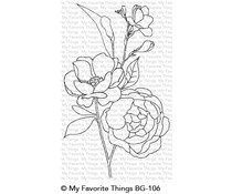 BG-106 My Favorite Things Fresh-Cut Flowers Background Stamp