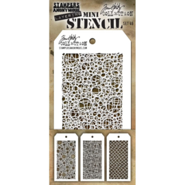 MTS 46 Tim Holtz Mini Layered Stencil Set #46