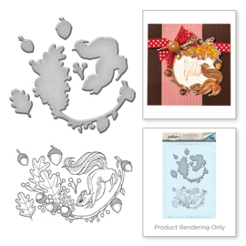 SDS041 Spellbinders Stamp & Die Set Squirrel