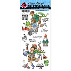 375837 Art Impressions Work & Play Clear Stamps Gotta Garden