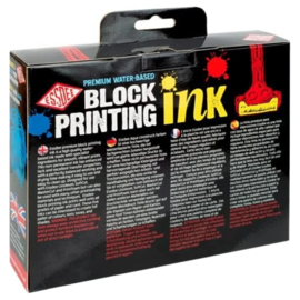LPIA5R Essdee Block Printing Ink Primary Colours 5x100ml