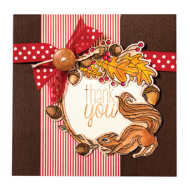 SDS041 Spellbinders Stamp & Die Set Squirrel