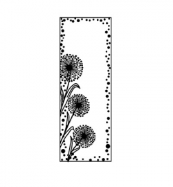 UMS650  Stamps To Die For Dandelion Mini Striplet