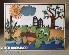 470.713.828 Dutch DooBaDoo Card Art Built up Schildpad