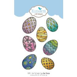 CS093 Elizabeth Craft Clear Stamps Color My Easter Eggs