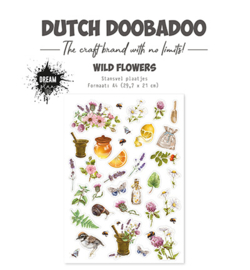 474.007.027 Dutch DooBaDoo Stansvel Wild Flowers
