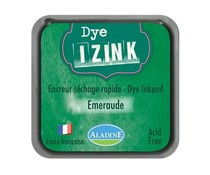 19272 Aladine Inkpad Izink Dye Vert Emeraude