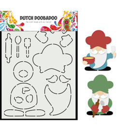 470.784.051 Dutch DooBaDoo Card Art Built up Cooking Gnome