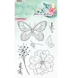 SL-BB-STAMP360 StudioLight Birthday butterfly Blooming Butterfly nr.360