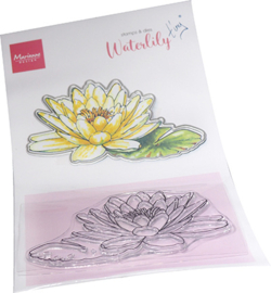 TC0905 Marianne Design Clear stamp Tiny's Flowers Water lily