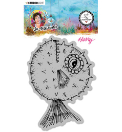 ABM-SFT-STAMP15 StudioLight  ABM Cling Stamp Harry (Blowfish) So-Fish-Ticated nr.15