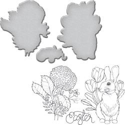 SDS063 Spellbinders Stamp & Die Set Bunny