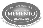 222130 Memento Full Size Dye Inkpad Gray Flannel