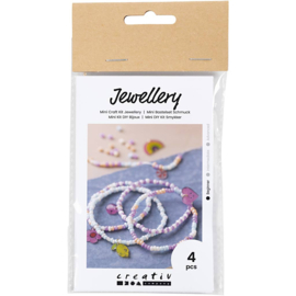 977614 Creativ Company Mini Hobbyset Sieraden, Krimpfolie armbanden