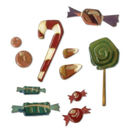 664204 Sizzix Thinlits Die Set 11PK Sweet Treats  Tim Holtz