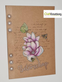 130501/3018 CraftEmotions clearstamps A5 Bloesem Magnolia