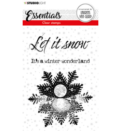 BL-ES-STAMP113 - BL Clear stamp Snowflake Essentials nr.113