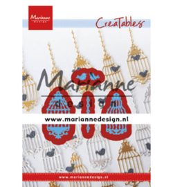 LR0640 Marianne Design Cutting & embossing Birdcage (set)