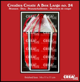 CCABL23 Crealies Create A Box Large Staande kussendoos