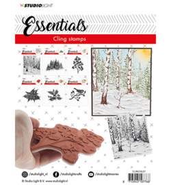 CLINGSL01 Cling Stamp Essentials, Christmas, nr.01