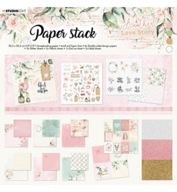 SL-ALS-MPP01 StudioLight Paper Stack Pattern Paper Another Love Story nr.1