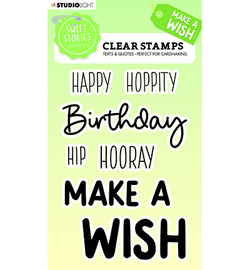 SL-SS-STAMP418 Quotes large Make s wish Sweet Stories nr.418