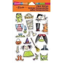 405235 Stampendous Fran's Perfectly Clear Stamps Costume Stack