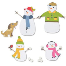 665959 Sizzix Thinlits Die Set Snow Family Jennifer Ogborn