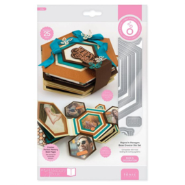 4126E Tonic Studios My memory book Base die set Hopes in hexagon