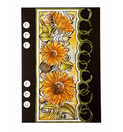 SL-GR-STAMP448 StudioLight Sunflower Grunge collection nr.448