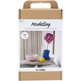977660 Creativ Company Hobbyset Boetseren, Vaas en schaal