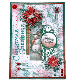 JMA-FN-STAMP753 Jenine's Christmas mail Festive Nostalgia nr.753