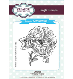 UMS785 Single Stamp Vintage Rose