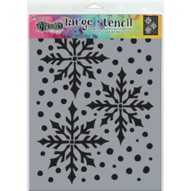 DYSL78029 Dyan Reaveley's Dylusions Stencils Ice Queen  9"X12"