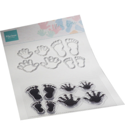 CS1085  Marianne Design Set stempel en mal New born