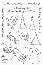 CS-612 My Favorite Things Put the Jolly in the Holidays Clear Stamps