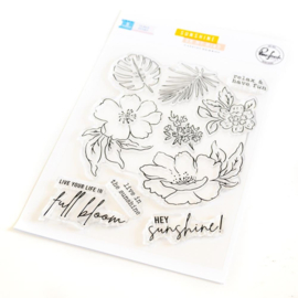 PF157322 Pinkfresh Studio Clear Stamp Set Sunshine On My Mind 4"X6"