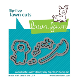 LF2563 Lawn Cuts Custom Craft Die Dandy Day Flip-Flop