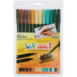 228166 Le Plume II Double-Ended Markers Victorian 12/Pkg