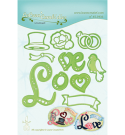 45.3936 LeCrea'Multi Die Cutting/Emb. Love combi